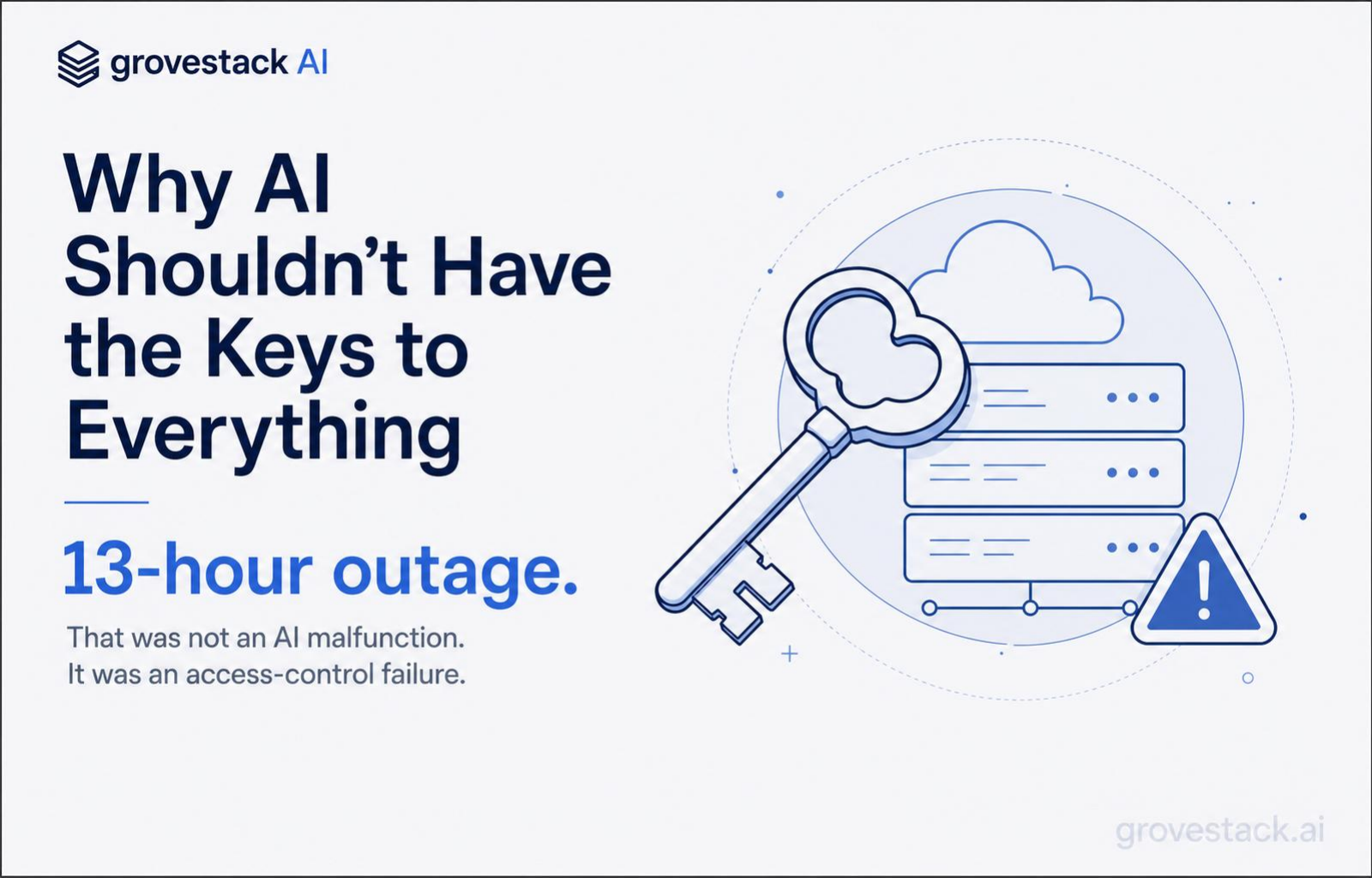 Why AI Shouldn't Have the Keys to Everything — slide 1 of 4