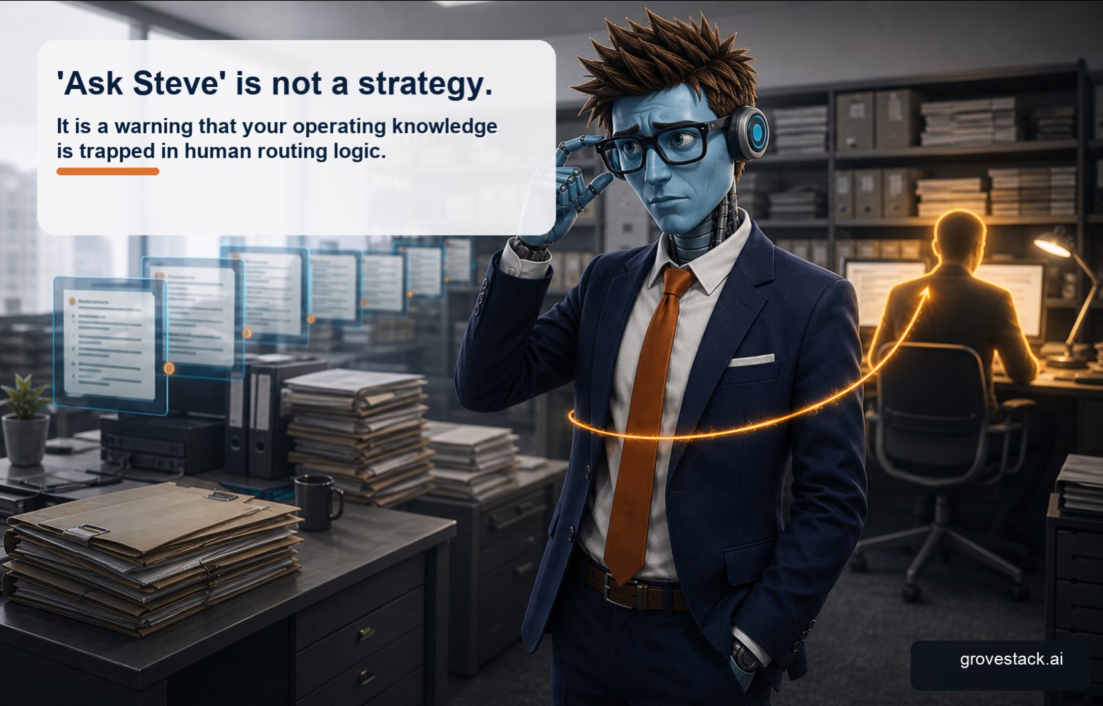 Knowledge Management Is AI Infrastructure — slide 2 of 4