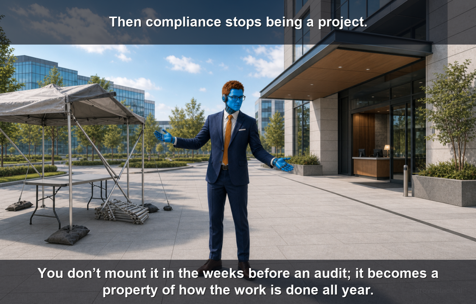 Compliance as a Byproduct — slide 3 of 5