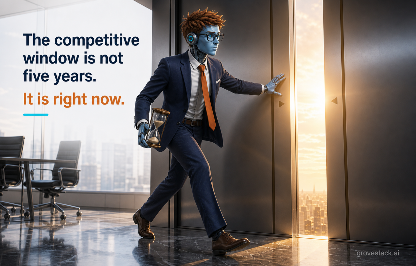 The Competitive Window Is Closing — slide 1 of 4