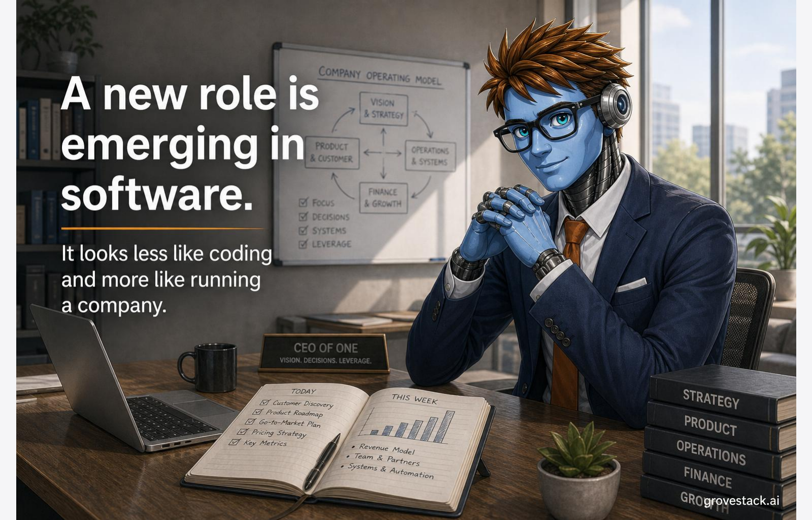 The One-Person Software Company — slide 1 of 6