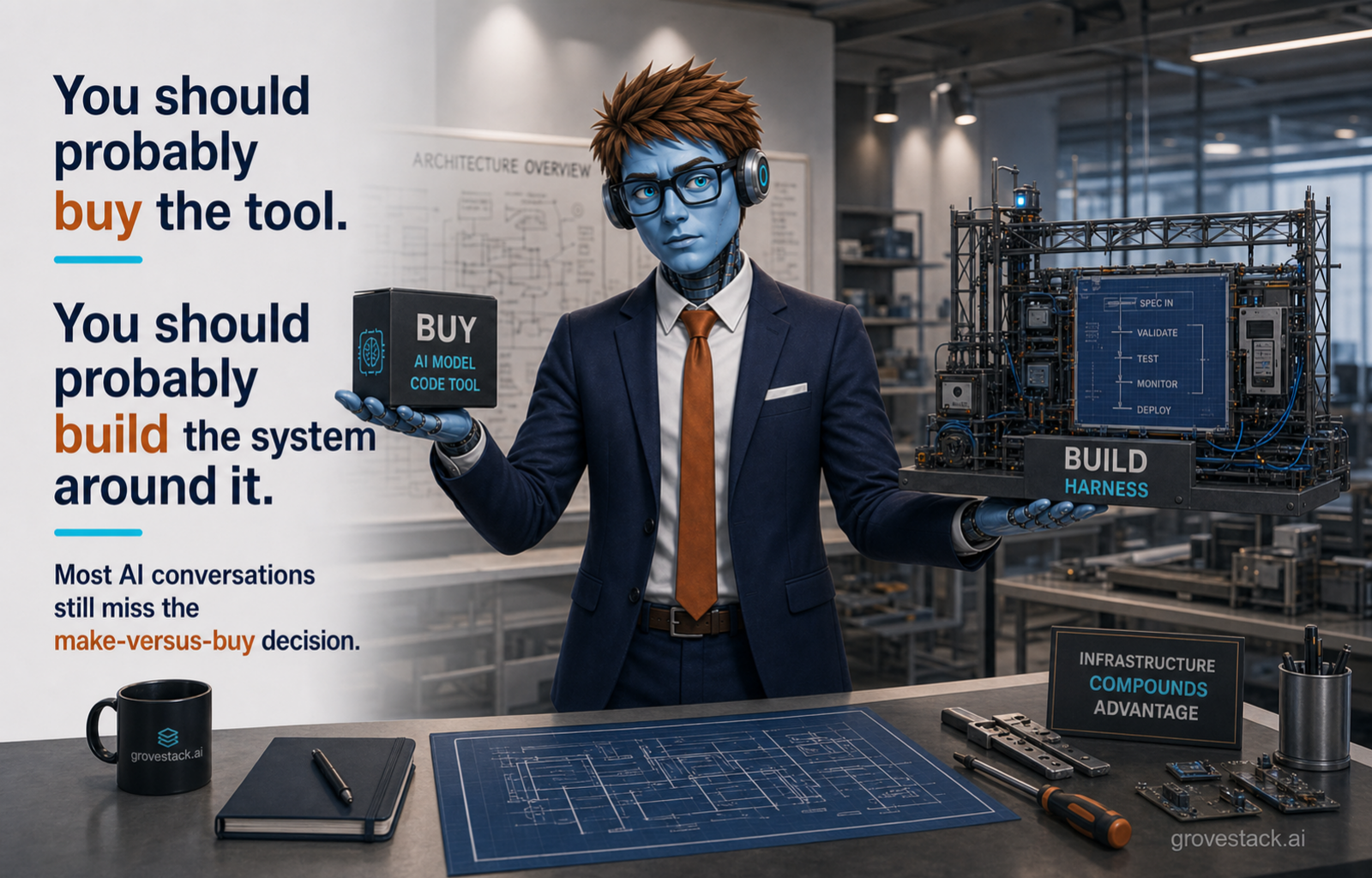 The Make vs. Buy Decision for AI Infrastructure — slide 1 of 4