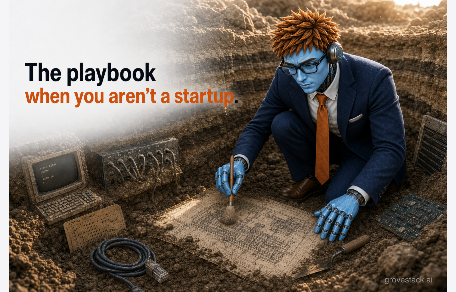 The Playbook When You Aren't a Startup — slide 1 of 4