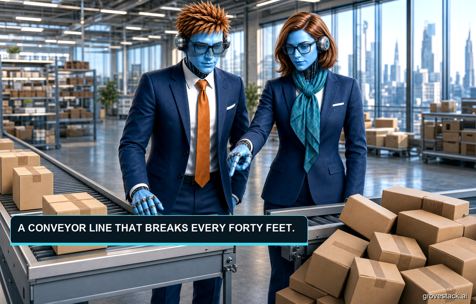 The Conveyor Break — slide 1 of 4