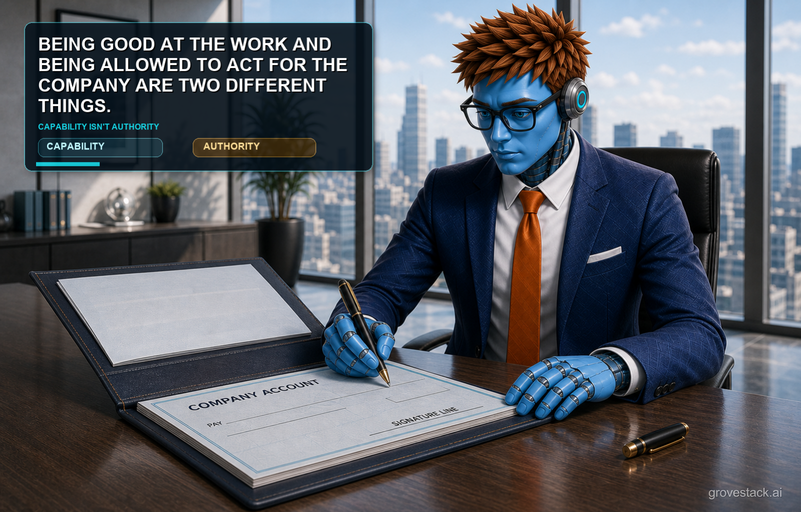The Intern with the Company Checkbook — slide 2 of 4