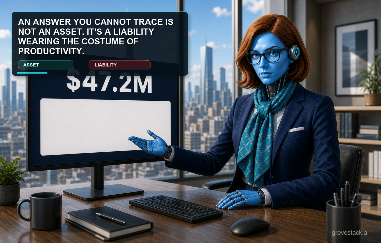 The Analyst Who Won't Show the Math — slide 2 of 4