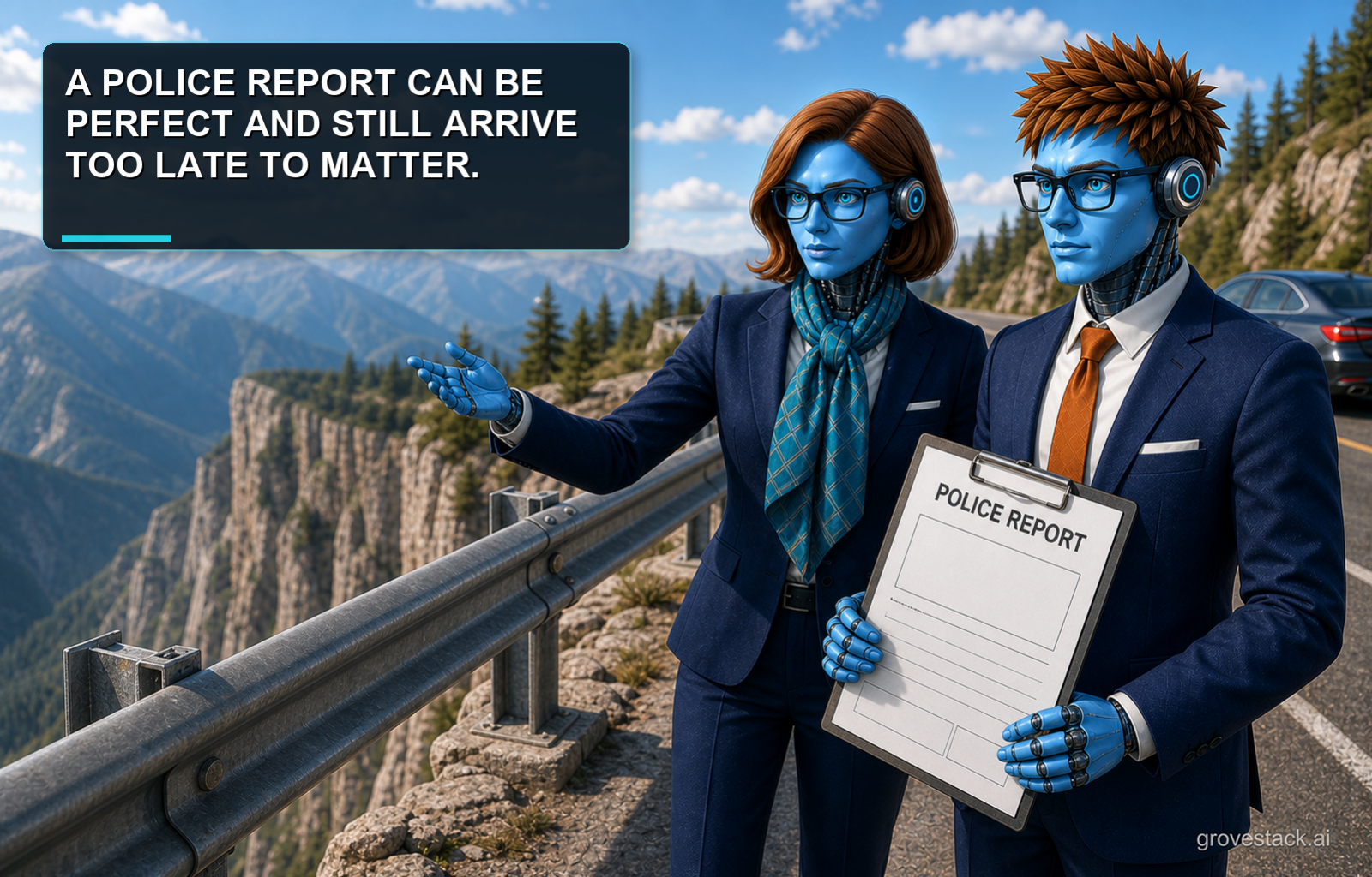 The Guardrail, Not the Police Report — slide 1 of 4