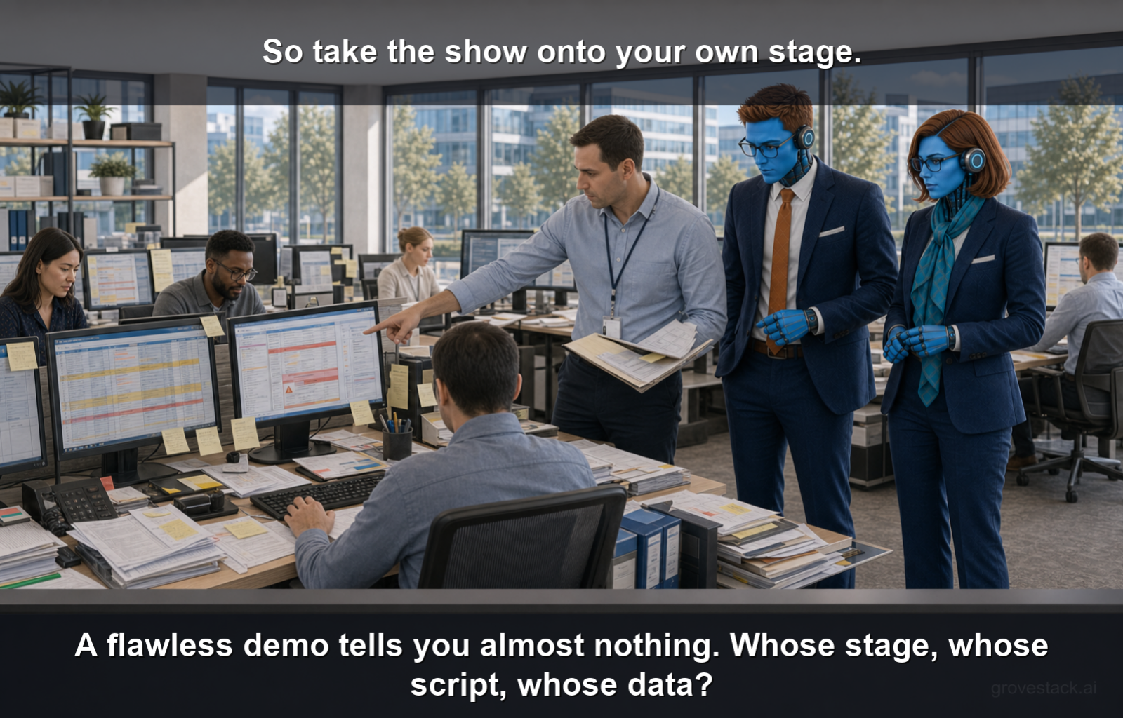 AI Theater — slide 5 of 5