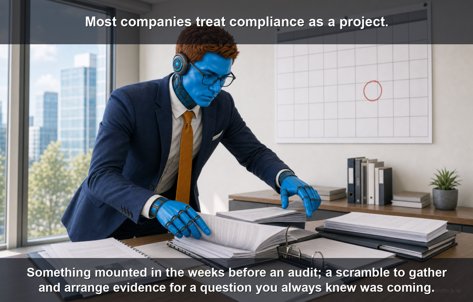 Compliance as a Property, Not a Project — slide 2 of 5
