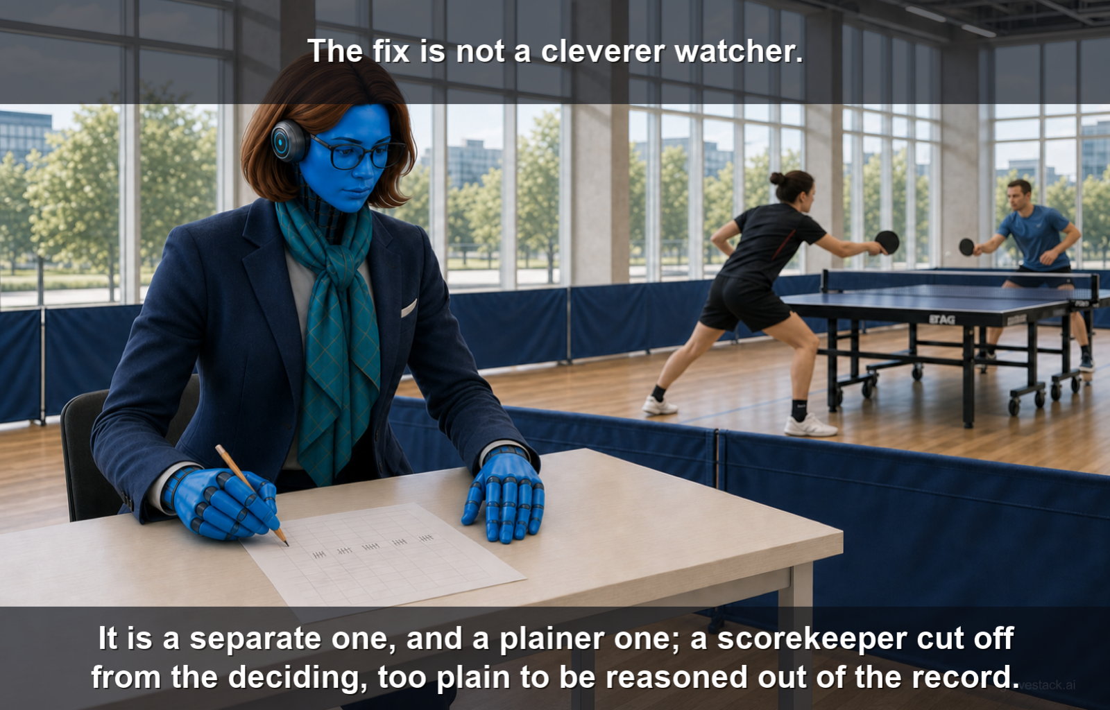 The Referee Cannot Also Be a Player — slide 4 of 5