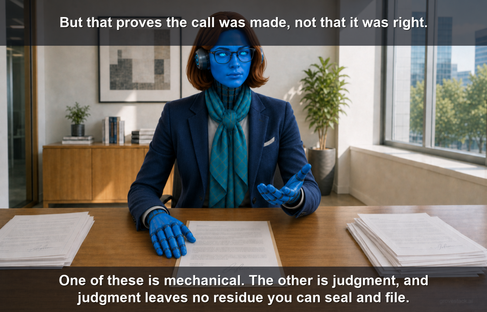 The Residue of Judgment — slide 3 of 5