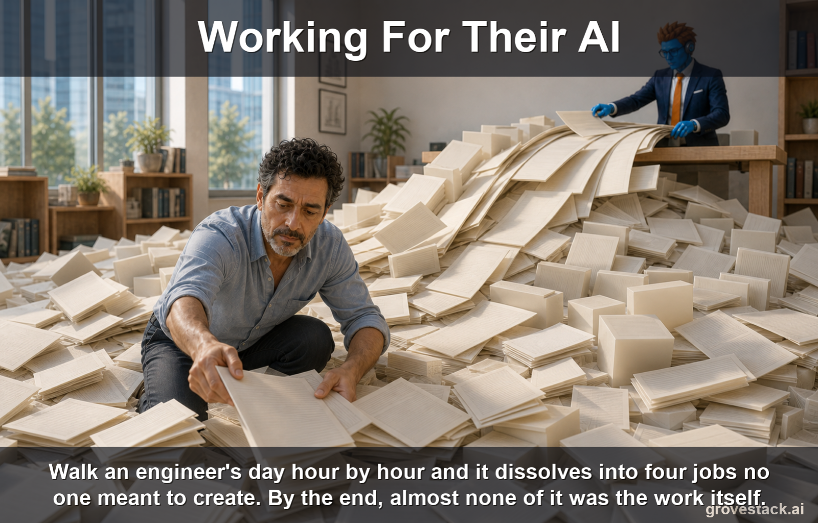 Working For Their AI, slide 1 of 5