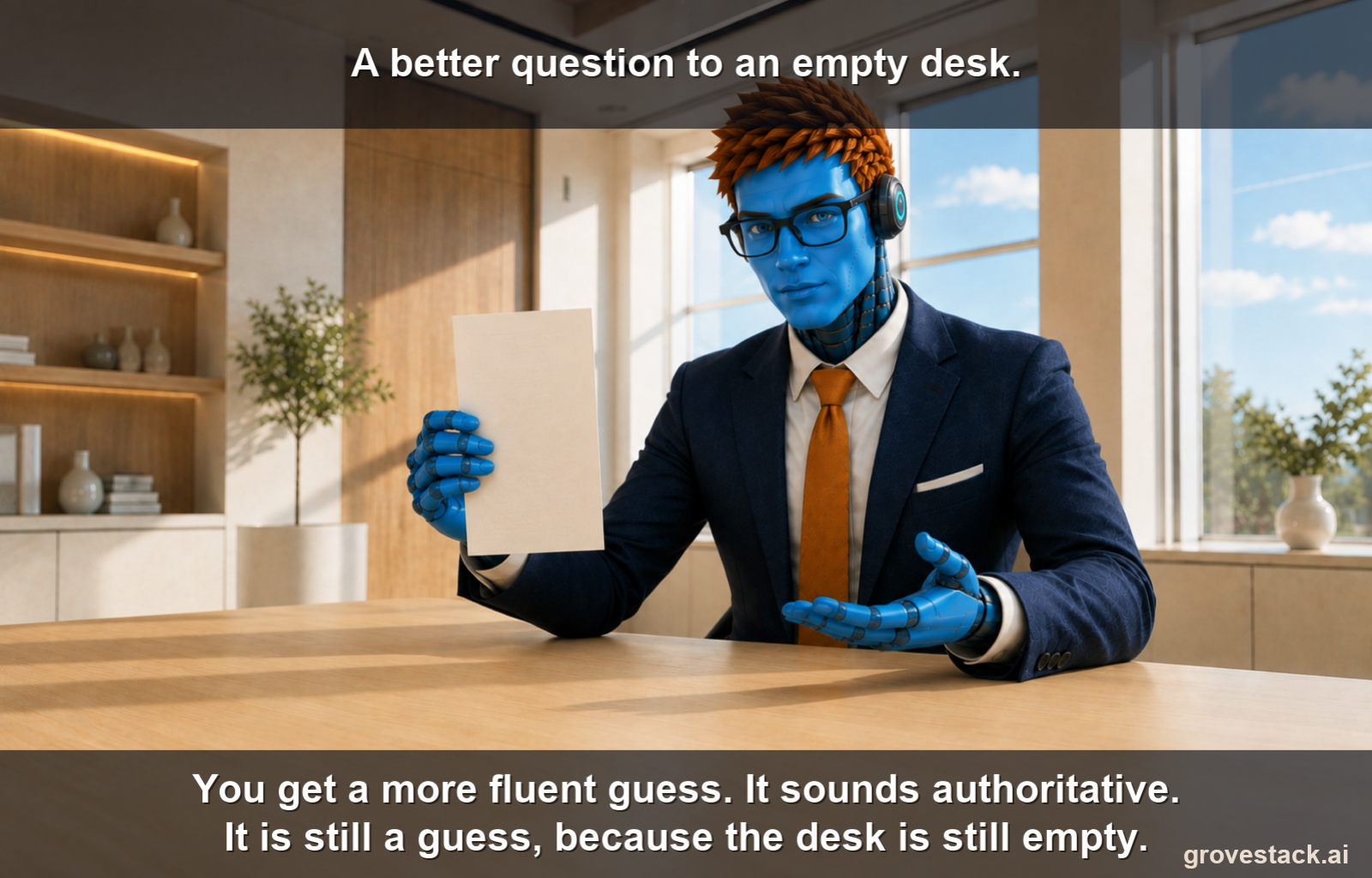 The Question Isn't the Input, slide 3 of 4