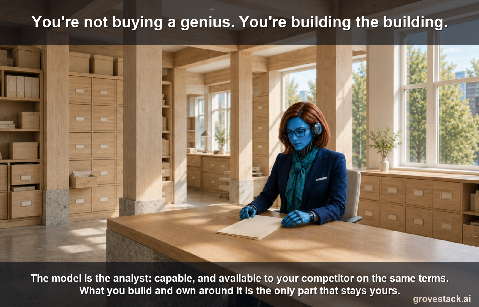 You're Not Buying a Genius. You're Building the Building., slide 1 of 4