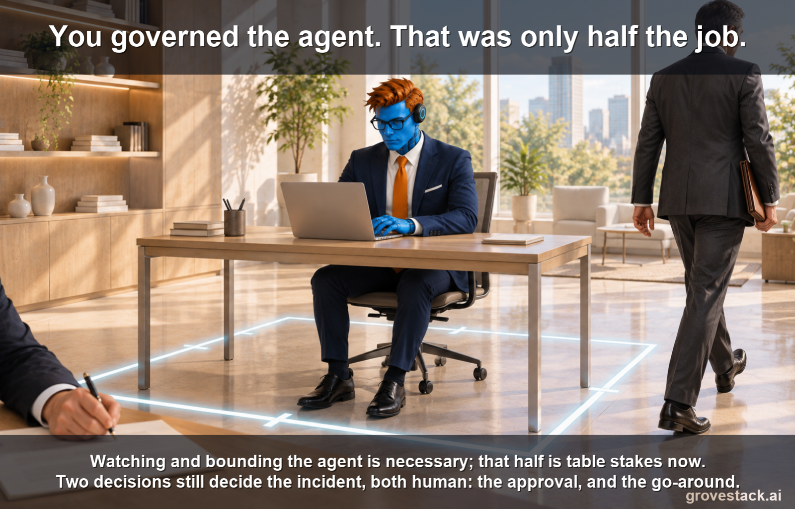 You Governed the Agent. That Was Only Half the Job., slide 1 of 4
