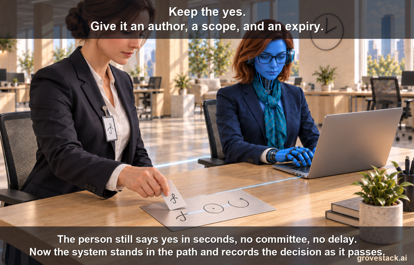 The Approval With No Author, slide 3 of 4